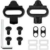 Eyooia SPD Bike Cleats Compatible with Shimano SM-SH51 Cleats for Spining Peloton Indoor Cycling Clips &amp; Mountain MTB Bike Shoes Bicycle Cleat Clips Set