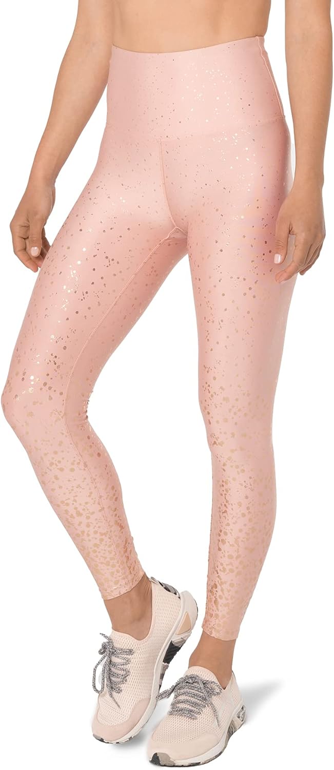 Kyodan Womens Splatter Rose Ultra High-Waist Legging at Amazon Womenâs Clothing store