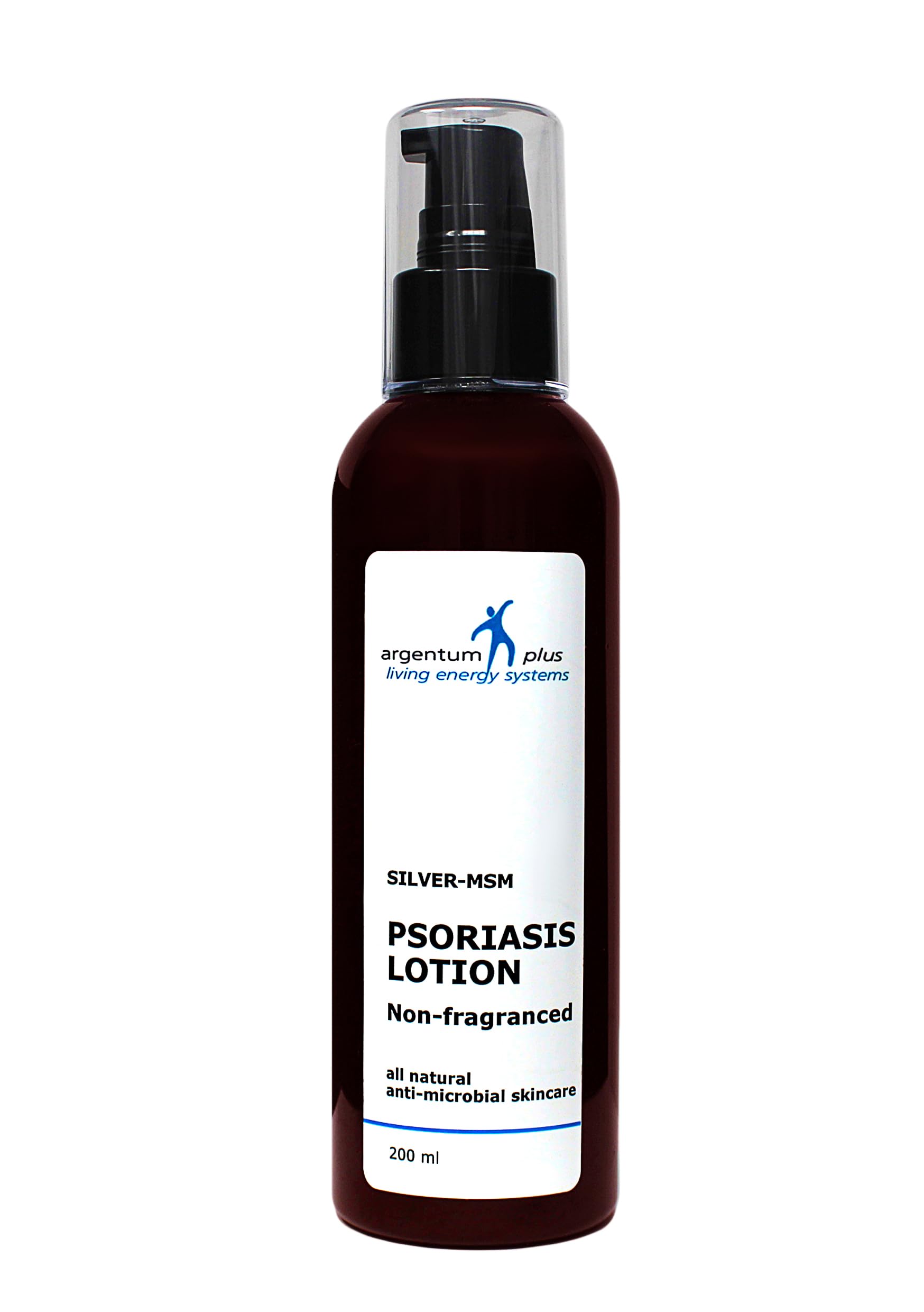 argentum plus - Silver-MSM Psoriasis Lotion Non-Fragranced 200ml | For skin prone to Psoriasis
