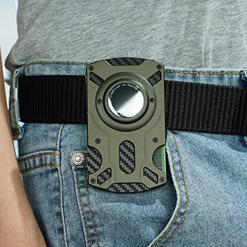 furid Airtag Wallet Men(No Airtag), Slim Wallet with Money Clip, Minimalist Wallet for Men Air Tag Wallet, Apple Airtag Wallet with Airtag Holder