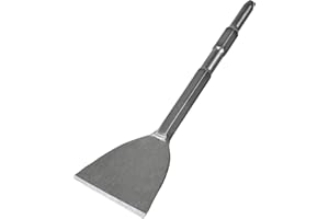 GTEANA 3-inch Plus Chisel/tile removal tool，Wide Cranked Angled Bent Tile Removal Chisel for Removal Tool 1 Pcs