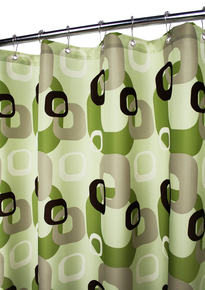 Park B Smith Geo Squares Watershed Shower Curtain Meadowood