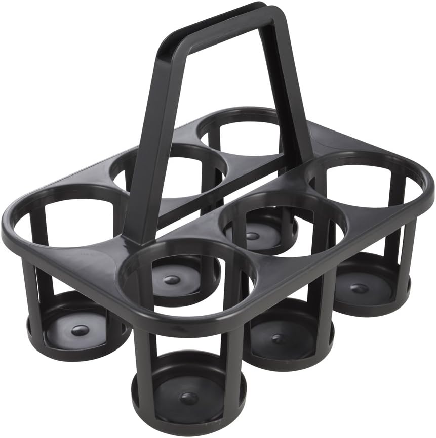 keeeper Flaschenträger 6-fach, Polypropylen, Grau/Graphit, 34 x 26 x 28 cm