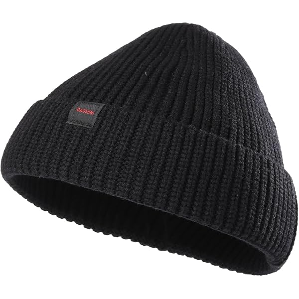 Artex Big Stretch Waffle Stitch Short Beanie - Charcoal at Amazon