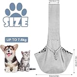 Adiwo Puppy Carrier Dog Carrier Bag Shoulder Tote Reversible Hands-Free Small view 2