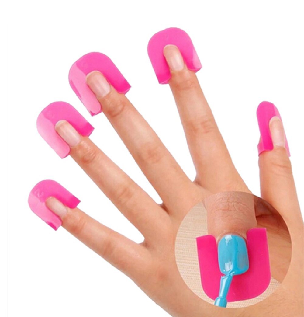 Amazon Com Lb 26 Pcs Lot Nail Polish Edge Anti Flooding