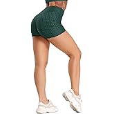 SEASUM Women Scrunch Booty Sexy Shorts High Waist Gym Workout Butt Lifting Yoga Short Hot Costume Outfit
