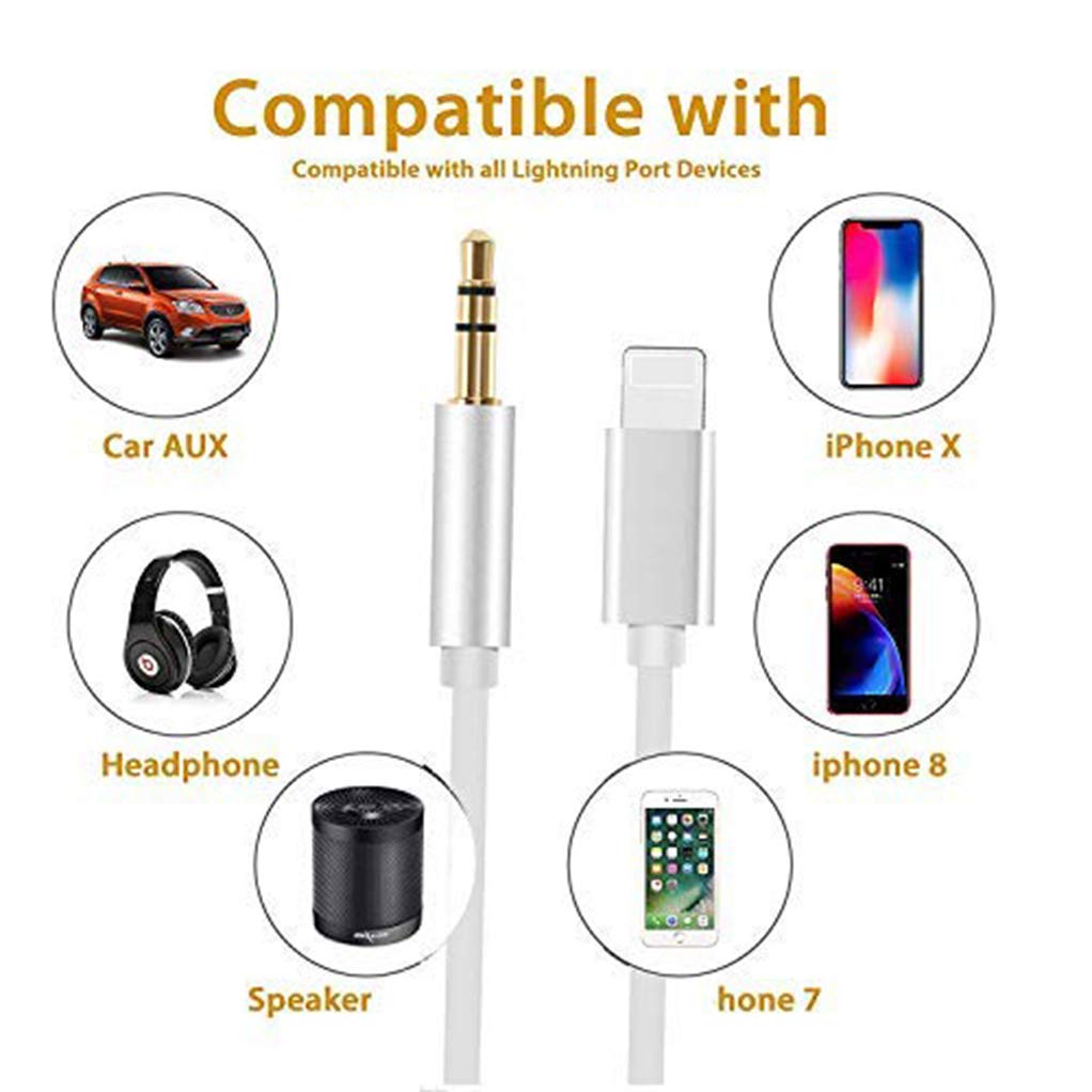 Adattatore per cuffie per iPhone X Auricolari 3.5mm Adattatore convertitore  per iPhone XS max per