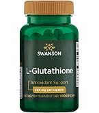 Amazon.com: Swanson Amino Acid L-Glutathione 100 Milligrams 100 Capsules :  Health & Household
