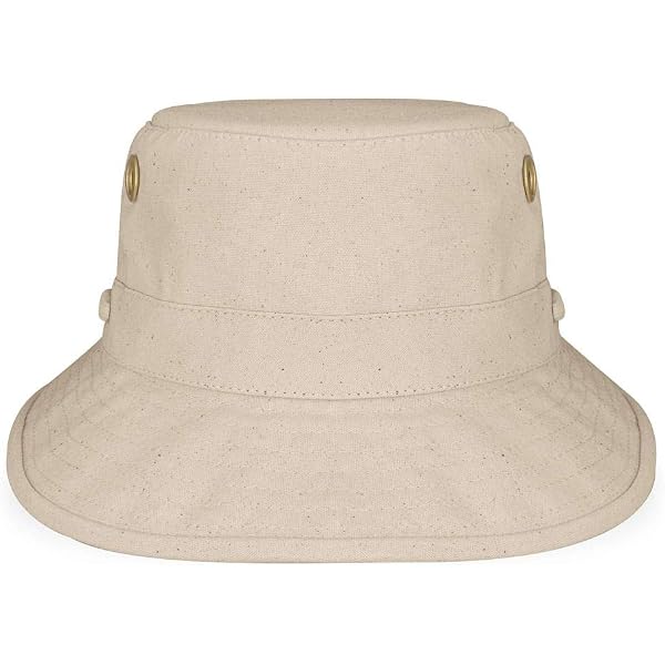 NWT Tilley The Iconic T1 Dk Camel Brown Bucket Hat - Size 7 - Made In Canada Tilley The Iconic T1 Bucket - Dark Camel – Hats By The Hundred main image 4