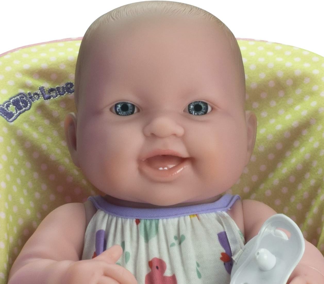 JC Toys, 14" Lots to Love Babies Doll and Car Seat - 4 Multi-position Carrier and Accessories - Posable & Waterproof - Ages 2+ - Image 3