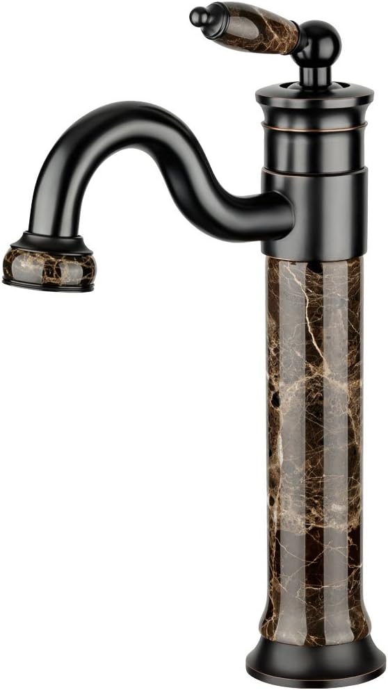 Bath Wash Basin Mono Basin Mixer Tap Black Marble Sanlingo