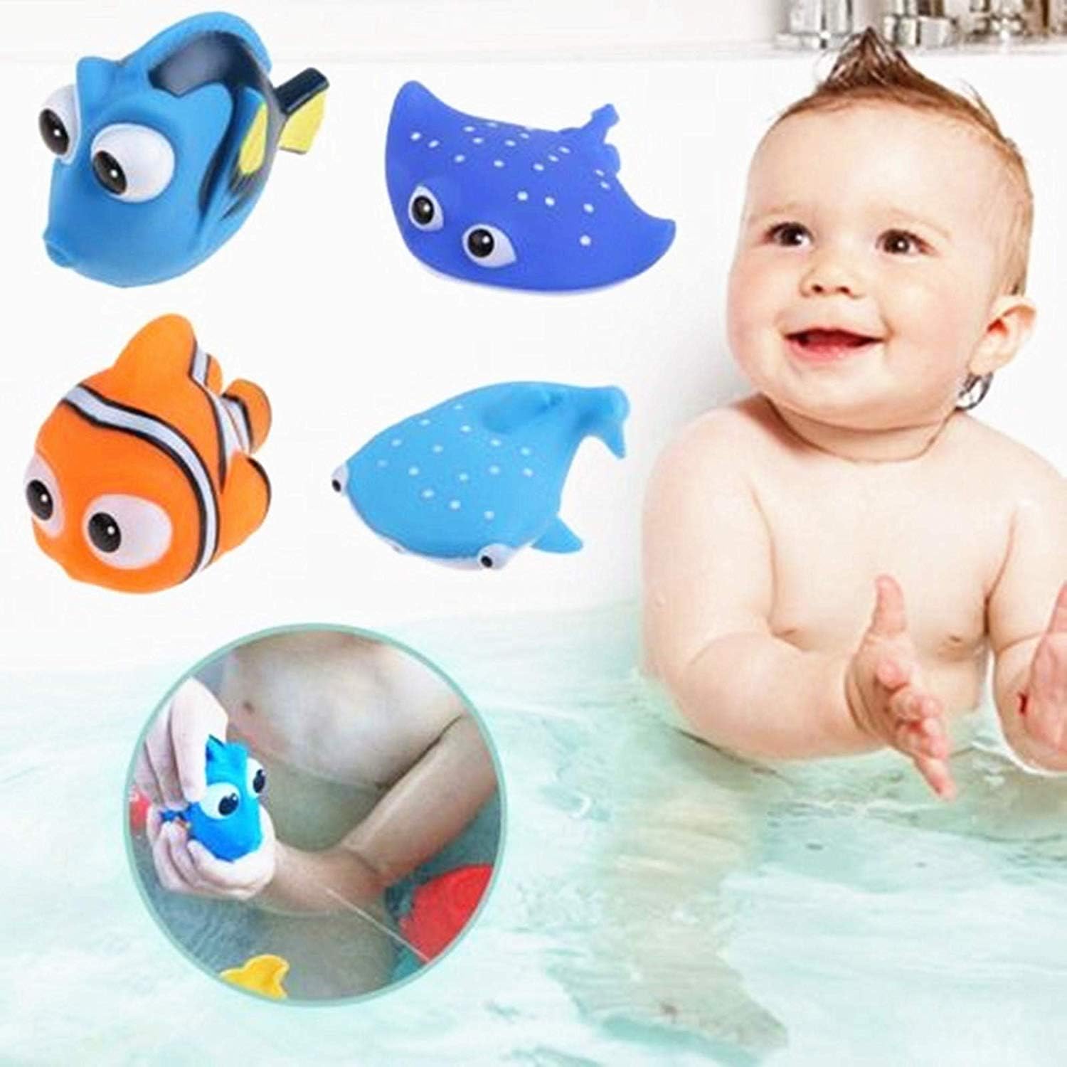 Toddler Baby Bath Toys For for 6-12-18 Months Boys Girls, Sea Animals Bath Time Spray Bathtub Toy - Image 5