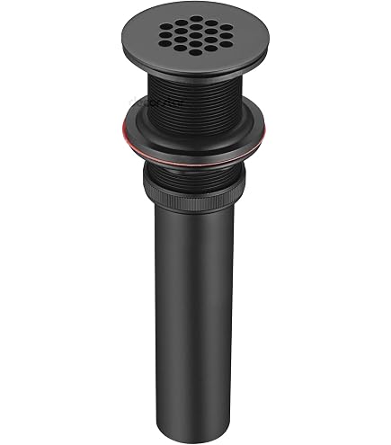 Black Sink Drain Kingston Brass KB4000MB Grid Drain Without Overflow KB4000MB Deboucheur Lavabo