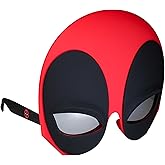 Sun-Staches Marvel Official Deadpool or Wolverine Sunglasses | Costume Accessory | Cosplay Shades | One Size Fits Most