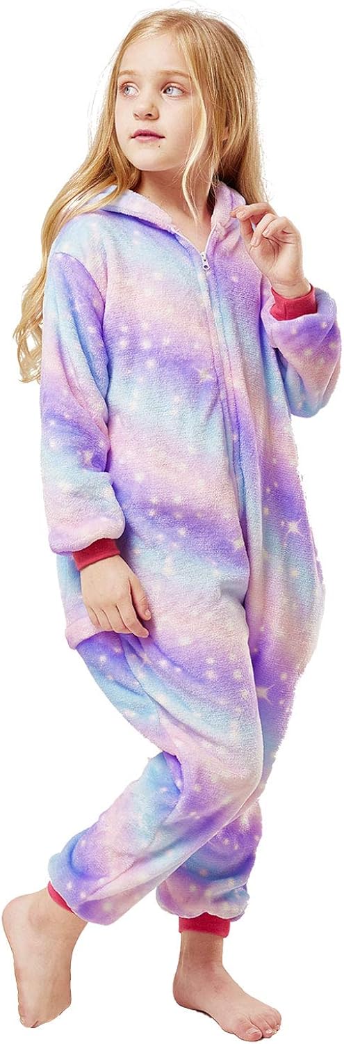 Soft Hooded Onesies Pajamas Costume, Halloween Pajamas Gifts for Girls: Clothing