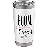 Boom Tenured 2025 Tenured Professor Teacher Women Funny Stainless Steel Insulated Tumbler
