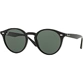 Ray-Ban womens Rb2180 Round Sunglasses | In Light Havana, Black &amp; Turtledove. Polarized options available. Sizes: 49/51mm.
