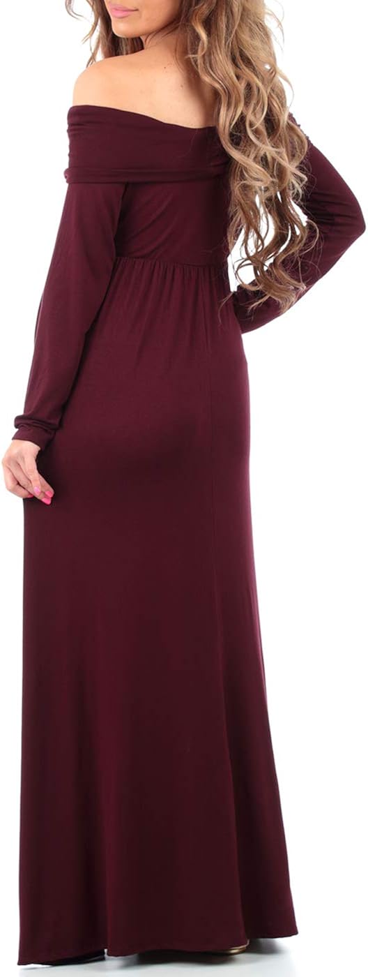 Cowl Neck and Over The Shoulder Maternity Dress at  Women’s Clothing store