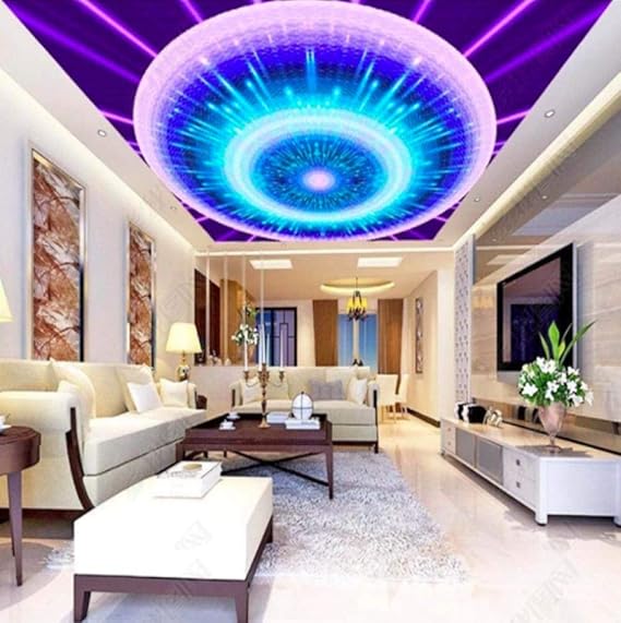 Fondo De Pantalla 3D Grande Murales Cúpula De Vidrio De Color Villa