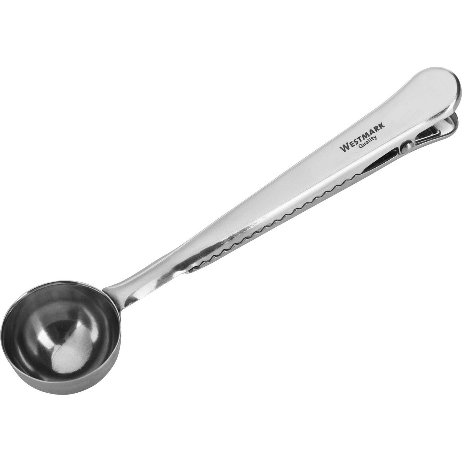 Westmark Coffee Measuring Spoon with locking clip, For 6 grams of ground coffee, Length: 17.6 cm, Stainless steal, 15382270