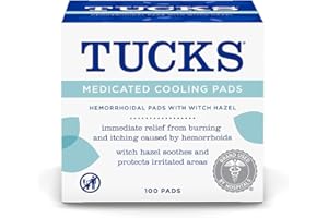 TUCKS Medicated Cooling Pads 100 Count (Pack of 3)