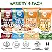 BETTER THAN GOOD Keto Protein Puffs | 16g Protein, 2 Servings of Fruits & Veggies | Paleo, Low Sugar, Low Calories, Gluten Free, Diabetic Friendly Keto Snacks (Sampler 4 Count Packof 1)