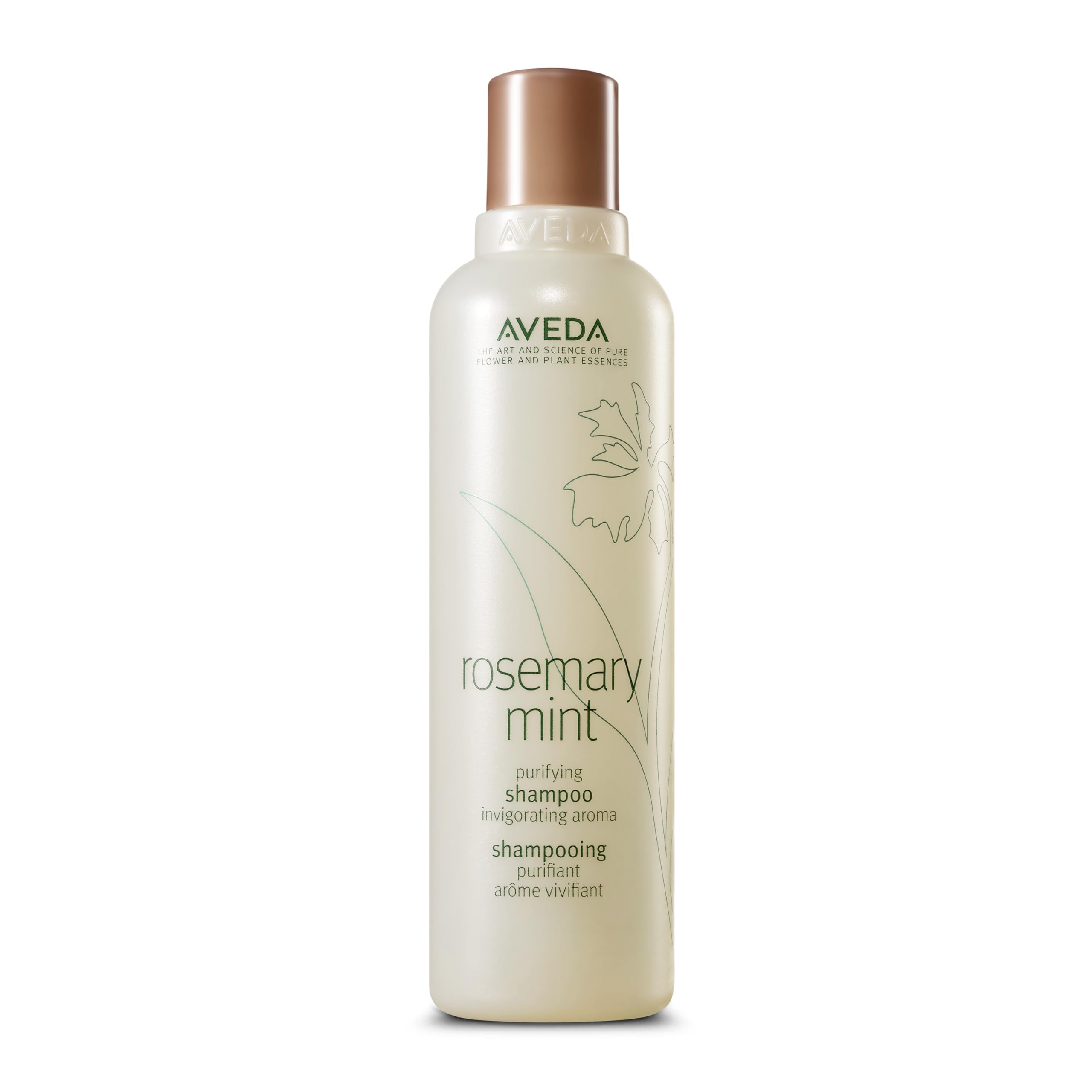 Aveda Rosemary Mint Purifying Shampoo | Clarifying Shampoo | Adds Shine | for Normal to Oily Hair, Fine to Medium Hair Types | 97% Naturally Derived*, 250ml