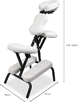 Guaranteed4Less Adjustable Beauty Stool Chair - Portable Folding Therapy view 2