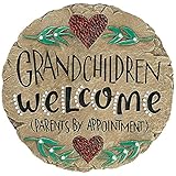 Carson Home Accents Beadworks Grandchildren Welcome Garden Stone (10154)
