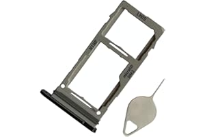 UBRAND Dual Note 20 Ultra Sim Card Tray Replacement Card Holder for Samsung Galaxy Note 20 Ultra (Not for Single Version) (Black)