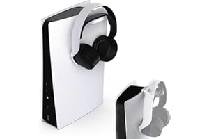 Gaming Headphone Stand – Universal PS5 Headset Holder for PS5/Slim/Pro Consoles, Minimalist Design with Secure Fit | Compatib
