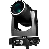 MINGJIE 450W Moving Head Beam Light, DMX Stage Lighting | 300000 Lux Super Bright Beam, 18 DMX Channels, 14 Patterns &amp; 15 Colors, 540&deg; Pan &amp; 270&deg; Tilt for Concerts, Events and Shows