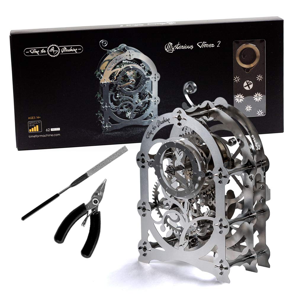 Buy Model Clock Kit DIY Model of a Vintage Clock 3D Model kit Mysterious Timer 2 WindUp
