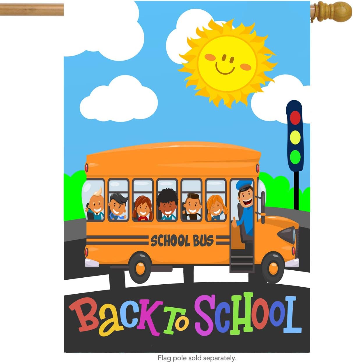 Amazon Com Wamika Back To School Bus Kids Students Autumn Fall