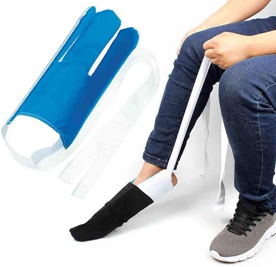 Socks Auxiliary Tool,Flexible Sock&Stocking Aid Kit,for Elderly