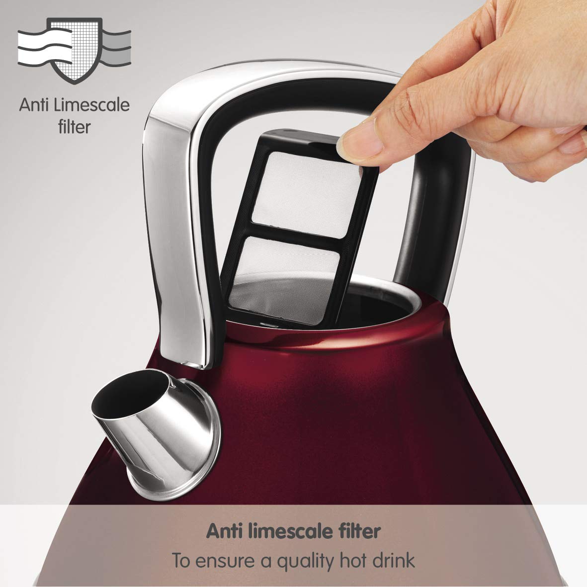 Morphy Richards Kettle Evoke Pyramid Kettle 100108 Traditional Kettle