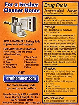 ARM & HAMMER PURE BAKING SODA, 8 OZ