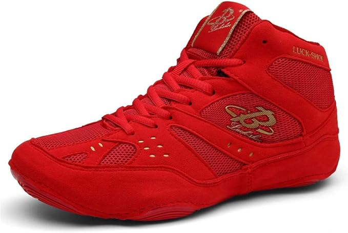 red wrestling shoes youth