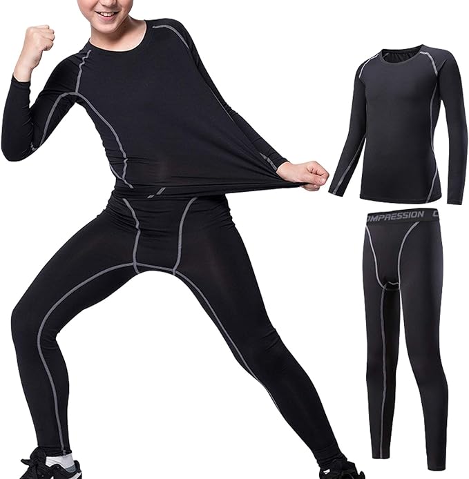 Collant De Compression PowerLayer Homme - Bas Thermique Sport (course, Gym, Rugby)