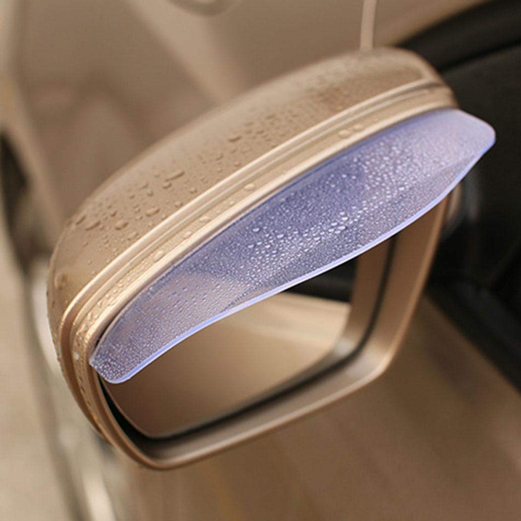 Pinsparkle New Car Back Mirror Rain Eyebrow Flexible Rearview Mirror Rainproof Blades Mirrors