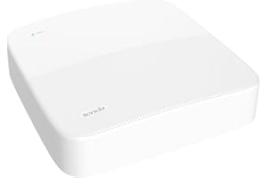 Tenda N3L-4H 4K 4CH Network Video Recorder for Home Security Camera System, 1080p/3MP/4MP/5MP/8MP ONVIF NVR Recorders, H.265 