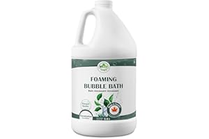 Yogti [Made in Canada] Foaming Bubble Bath and Body Wash 3.8L Made with Pure Eucalpytus Essential Oil and Epsom Salt - Tranqu