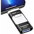 Blarie RecovStick for iPhone & Android 4-in-1 External USB Flash Drive for Mobile Phones, Tablets, iPad, Computers and More | Storage for Data, Pictures and Movies | Quick One Click Access