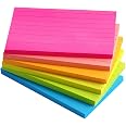 15 Pack Bright Color Sticky Notes - 3x5 Inch Super Sticky Memo Pads, Strong Adhesive (40 Sheets Per Pad)