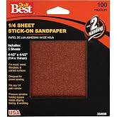 Ali Ind. 334030 Do it Best 1/4 Sheet Stick-On Sanding Sheets 220g