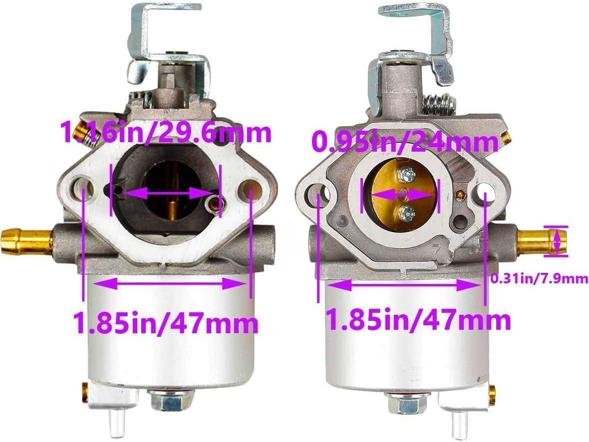 FE290 Carburetor+Fuel Pump for Golf Cart Club Car DS & Precedent Turf Carryall FE290 Engines Carb 1018056-01 101805601 1019056-01 101905601 1016438 1016439 1016440 1016441 1016478 17561,1998-UP Carbur: Sports & Outdoors