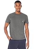 Nautica Men's Solid Crew Neck Short-Sleeve Pocket