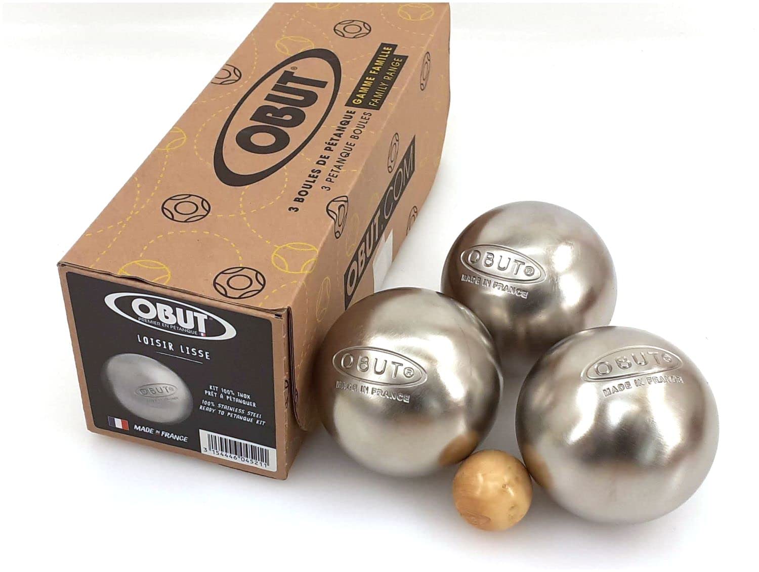 Obut 3 Leisure Boules Inox Lisse 3154446045211