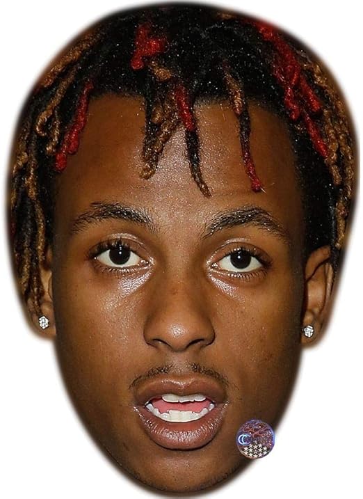 Amazon Com Rich The Kid Red Hair Celebrity Mask Flat Card Face